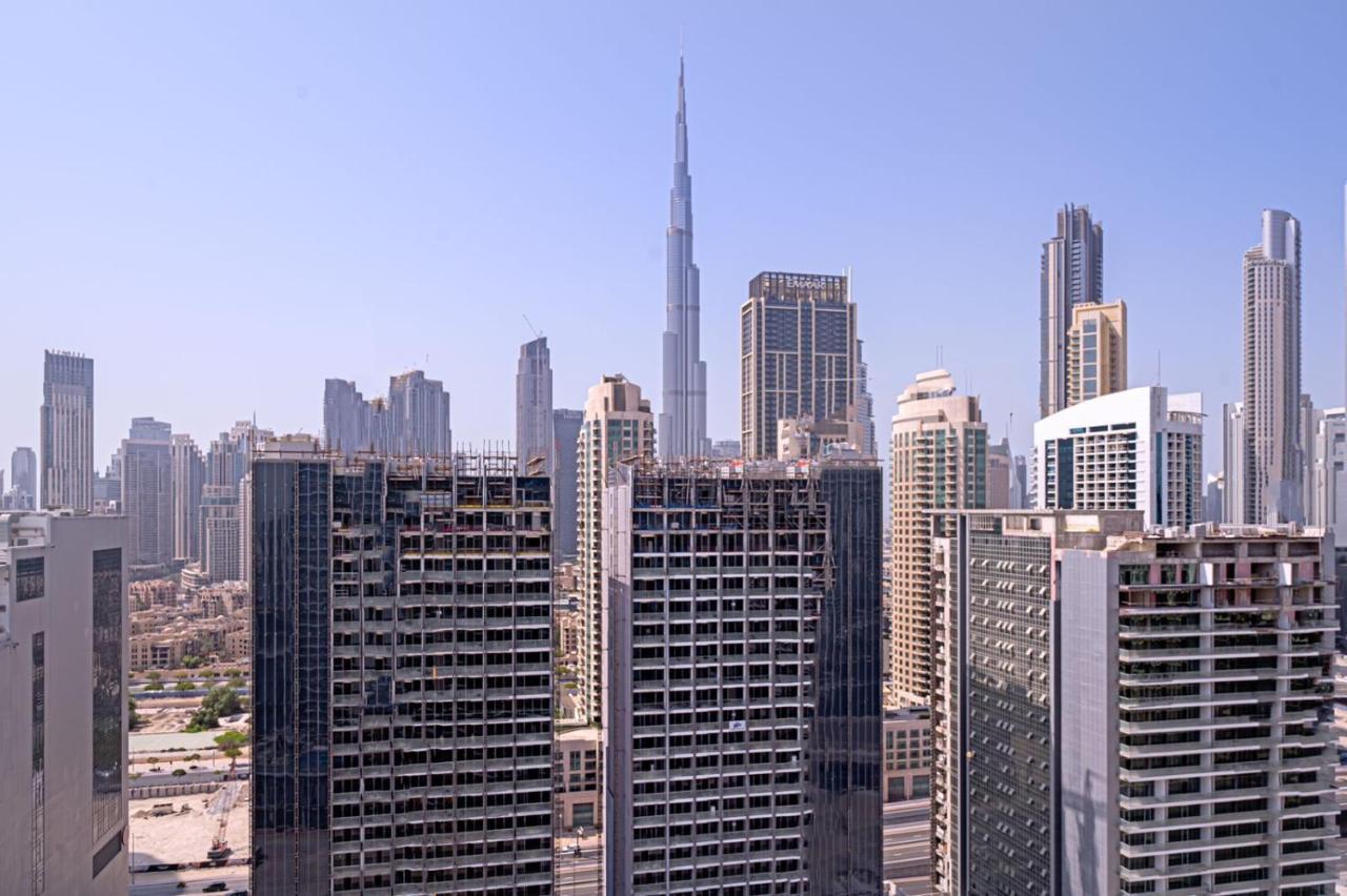 Alluring 1 Bd Apartment In Business Bay With Burj Khalifa View Dubaj Zewnętrze zdjęcie